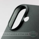 Чорний матовий чохол до Apple iPhone 16 виріз камери
