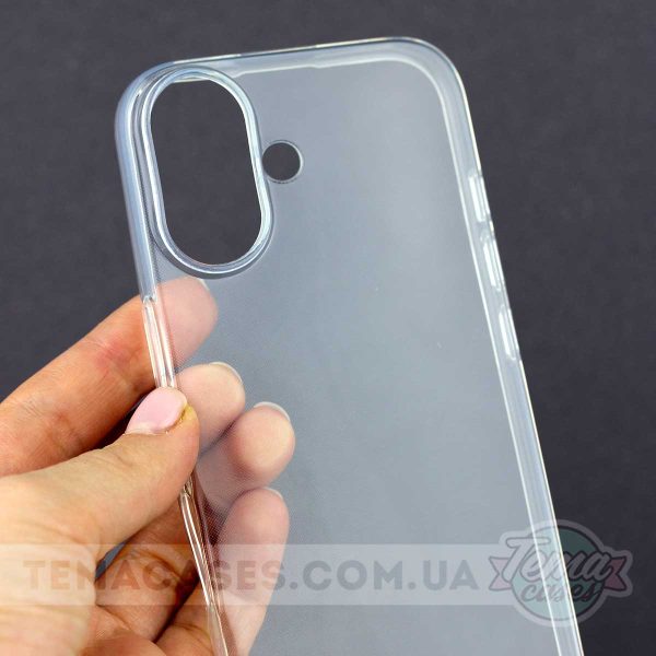 Прозорий силіконовий чохол до Apple iPhone 16