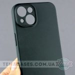 Чорний матовий чохол для Apple iPhone 14 з додатковим захистом камери