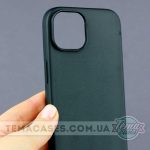 Чорний матовий чохол для Apple iPhone 15