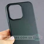 Чорний матовий чохол для Apple iPhone 15 Pro Max