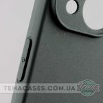 Чорний матовий чохол для Apple iPhone 15 з додатковим захистом камери - Зображення 3