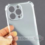 Прозорий чохол для Apple iPhone 13 Pro з захистом камери та кутів