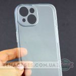 Прозорий чохол для Apple iPhone 15 із додатковим захистом камери